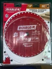 Diablo 12" 44 Tooth Saw Blade In. One General Purpose Open Pack New. Price: $20.00.
