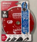 Diablo DDD070DIA101F 7" Diamond Metal Cut-off Blade Usa New. Price: $16.00.