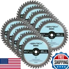Keentech 4-1/2" 3/8" Bore 40T Fine Finish Circular Saw Blades 10-PACK New. Price: $60.90.