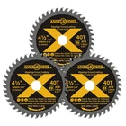 Angelsword 4-1/2 Inch Circular Saw Blade, 3/8" Arbor 40T, For Ripping, Cross Woo New. Price: $28.08.