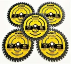 5 Dewalt 7-1/4 Carbide Tipped Circular Saw Finish Blades Tooth DWA171440 New. Price: $59.99.