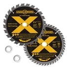 Angelsword 5-1/2 Inch Circular Saw Blade 24T For FRAMING&48T Fine Finish Woo New. Price: $19.95.