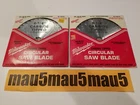 Two New Milwaukee Tool 48-40-3600 Tooth Carbide Trim Saw Blade 6.25 20 Mm. Price: $29.99.