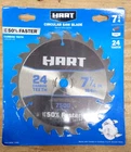 Hart 7 " Circular Saw Blade For Wood 24 Tooth HACSB02 New. Price: $5.00.