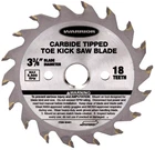 Warrior 3-3/8 18T Carbide Tipped Toe Kick Circular Saw Blade New. Price: $19.99.