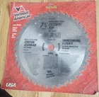 Vermont American 7 1/4" Krome King Steel Saw Blade Cutoff Rip 40 Teeth 184 Mm... New. Price: $6.99.
