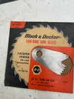 Vintage Black & Decker Kro-bide Circular Saw Combination Blade 6.5 U-1621 Open. Price: $19.99.
