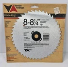 Vermont American #25233 Krome King Steel Cutoff/rip Blade 8-8 1/4 Usa Made New. Price: $5.98.