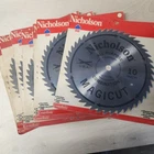 10" Saw Blade(lot Of 7) New Nicholson Magicut All Purpose Combination. Price: $65.00.