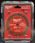 Milwaukee Cutter Blade Steel Pipe 48-40-4062 1/2 In.- M18 Fuel New. Price: $35.99.