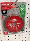 New - Diablo DMATP0500 5" Diamond Tuck Point Masonry Disc. Price: $24.99.
