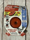 Diablo DCX045080B01F 4-1/2'' 80-GRIT Steel Demon Flap Disc With Speed Hub New. Price: $9.95.
