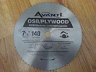 7-1/4" Teeth Circular Saw Blade Osb Plywood Freud Avanti A07140A Open. Price: $6.00.