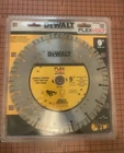 Dewalt DWAFV8901 Flexvolt 9-INCH Metal Cutting Diamond Wheel Saw Blade New. Price: $55.00.