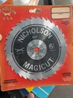 Nicholson E70105 Magicut 6.5" Circular Saw Blade New. Price: $14.99.