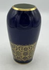 Oca Kunst Bavaria Echt Kobalt 6 1/2 Tall Vase Gold Pattern Trim Used. Price: $19.95.