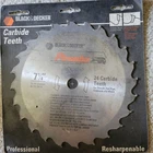 Black&decker Piranha Carbide-tooth Saw Blade 1/4" 24 Teeth 73-737 New. Price: $9.00.