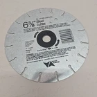 Vtg Vermont American Krome King No. 25306 Roofing Circular Saw Blade 6-3/8" Usa Used. Price: $15.19.