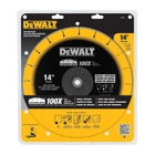 Dewalt DW8500 14" X 1" Diamond Edge Chop Saw Blade New. Price: $98.16.