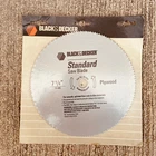 Steel Saw Blade 7-1/4" Precision Ground Black & Decker 73-004 Plywood 5/8 Arbor New. Price: $17.97.