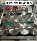 Nos 12-PACK Do It 6.5/ 7 1/4" Circular Saw Blade Cross Cut Ripping Framing Steel New. Price: $79.36.