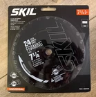 Skilsaw 75924 7-1/4-IN 24-TOOTH Carbide Circular Framing Blade Free Ship New. Price: $18.99.