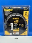 Dewalt DWA31012PCD 12T Laminate Prefinished Flooring & Fiber Cement Blade New. Price: $29.99.