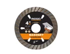 Ridgid 4 In. Masonry Cutting Turbo Rim Diamond Saw Blade New. Price: $7.20.