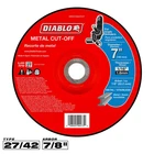 Diablo DBD070063701F 7" Type 27 Metal Cut-off Disc New. Price: $10.99.