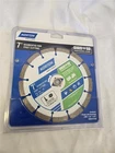 = Norton 7" Blade Segmented Rim Fast Cutting 5/8" Arbors 50510-038 New. Price: $17.09.