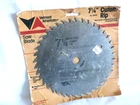 Vintage Vermont American 26330 Saw Blade 7 1/4" Cutoff Rip Steel 1989 Usa New. Price: $9.00.