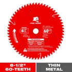 6-1/2IN. X 60-TOOTH Steel Demon Circular Saw Blade For Thin Metal New. Price: $62.32.