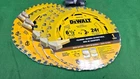 Dewalt Circular Saw Blade 6-1/2 24T Model DWA261224(3) & DWA261240 (2) New (C6). Price: $30.00.