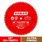 10IN. X 80-TOOTH Ultra Finish Saw Blade For Wood New. Price: $63.68.