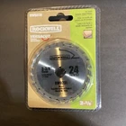 Rockwell 3/8 - 24TEETH Tct Versacut Rw 9231 Saw Blade (home) New. Price: $20.00.