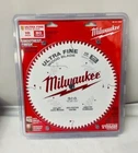 Milwaukee 10" 80T Ultra Fine Finish Circular Saw Blade 48-40-1032- New. Price: $37.10.