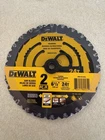 Dewalt 6-1/2" Carbide 24T Cordless Circular Saw Blades Framing DWA161224 New. Price: $20.00.