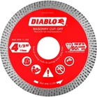 Diablo DMADC0450 4-1/2" Diamond Continuous Rim Masonry Cut-off Disc New. Price: $26.99.