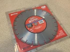 New Quasar Laser Welded Premium Segmented Blade In. Saw 14" Concrete Wet Dry. Price: $65.00.