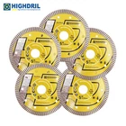 5PCS 4.5/5/6" Turbo Diamond Cutting Saw Blade Wheel/disc Porcelain Tile New. Price: $56.19.