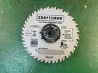 Craftsman 8" Twin-blade Adjustable Dado 932668 Carbide 48 Tooth C200 Saw Used. Price: $39.99.