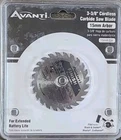Avanti 3-3/8 In. X 24-TEETH Finish Cordless Carbide Saw Blade New. Price: $12.50.