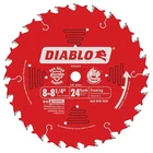 Diablo D0824X Circular Saw Blade, To 8-1/4 In Dia, 5/8 Arbor, 24-TEETH, Car New. Price: $32.34.