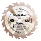 16 Teeth Nicholson Quikcut Circular Saw Blade 7 1/4 Carbide Tipped Anti Kick New. Price: $12.95.