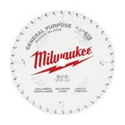 Milwaukee 8-1/2" X 40T General Purpose Circular Saw Blade 48-40-0824 Carbide New. Price: $22.59.