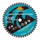 7-1/4" 48T Metal Circular Saw Blade Exfein Tungsten Carbide Tippe... Fast Ship New. Price: $35.99.