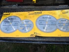 2) Sets Dewalt 10'' Finishing Blade 60 Teeth Carbide Tipped DW3197 16 4 New. Price: $39.99.