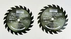TWO(2) Circular Saw Blade 7-1/4" Deck Building 20 Teeth General Purpose New. Price: $12.30.