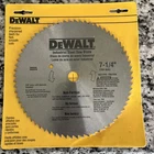 New Dewalt Circular Saw Blade 1/4 Inch 68T 7000 Rpm DW3329 Deal Of The Day. Price: $9.99.