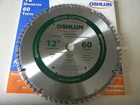 Oshlun 12" 60T Combination Saw Blade SBW-120060 New. Price: $56.00.